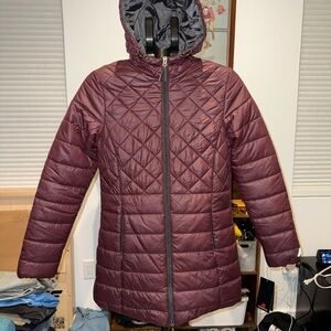 New Balance Women's Puffer Jacket - Burgundy